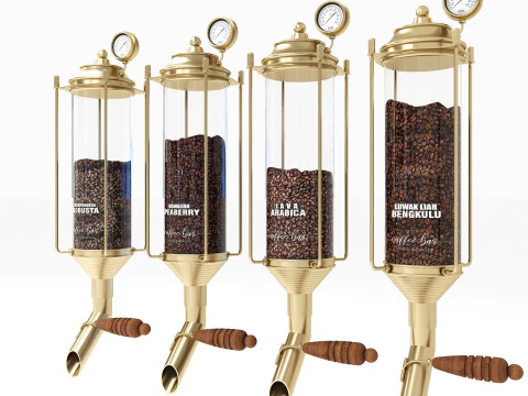 Coffee Bean Dispenser 01 CM21 3D Model