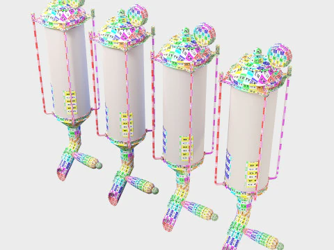 Coffee Bean Dispenser 01 CM21 3D Model