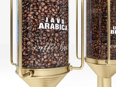 Coffee Bean Dispenser 01 CM21 3D Model