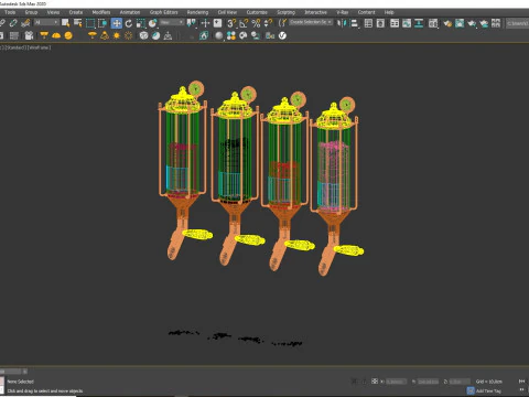 Coffee Bean Dispenser 01 CM21 3D Model