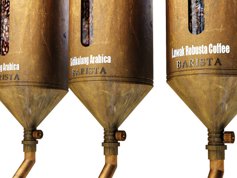 Coffee Bean Dispenser 02 CM22 3D Model