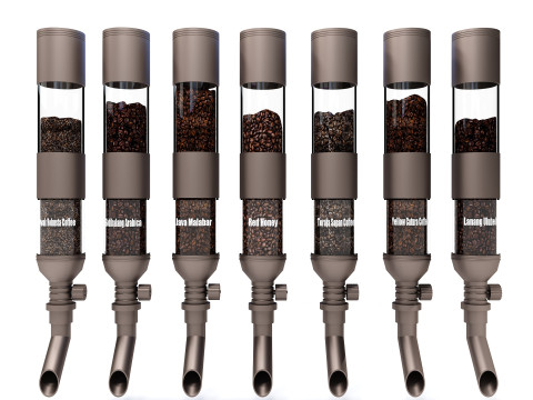 Coffee Bean Dispenser 03 CM23 3D Model
