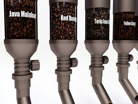 Coffee Bean Dispenser 03 CM23 3D Model