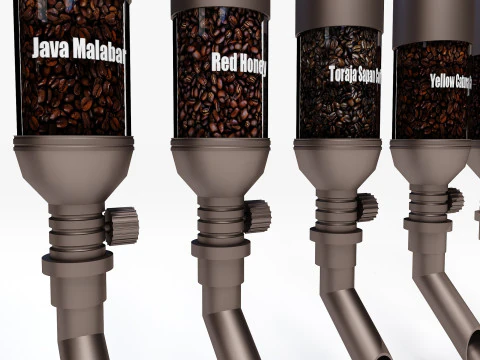 Coffee Bean Dispenser 03 CM23 3D Model