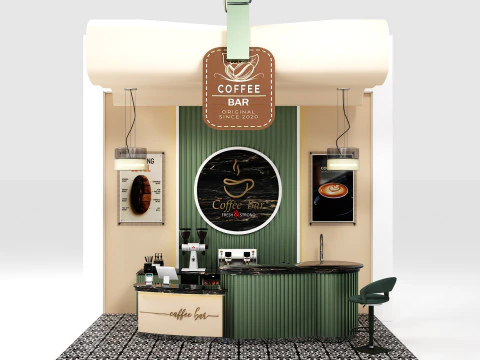 Caf&eacute; Bar CB12 Modelo 3D
