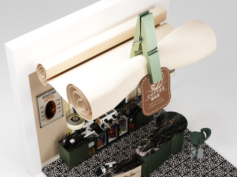 Coffee Bar CB12 3D Model