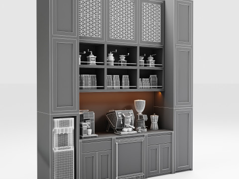 Kącik kawowy CC3 Model 3D