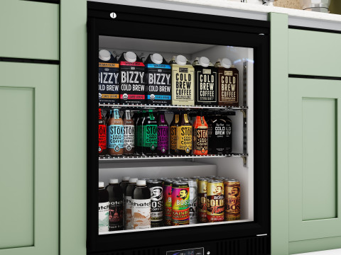 Kącik kawowy CC3 Model 3D