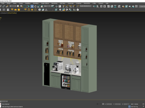 Kącik kawowy CC3 Model 3D