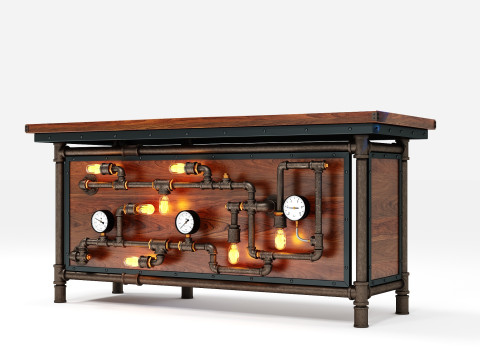 办公桌 OD01 3D 模型