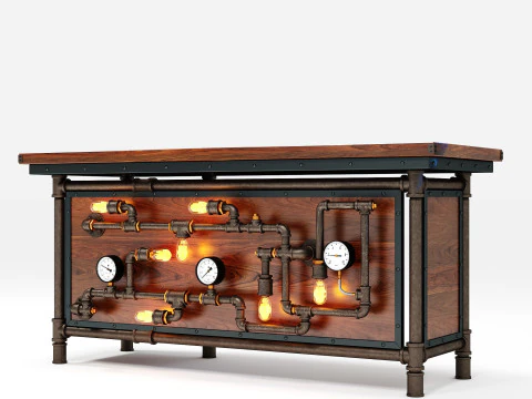 Office Desk OD01 3D Model