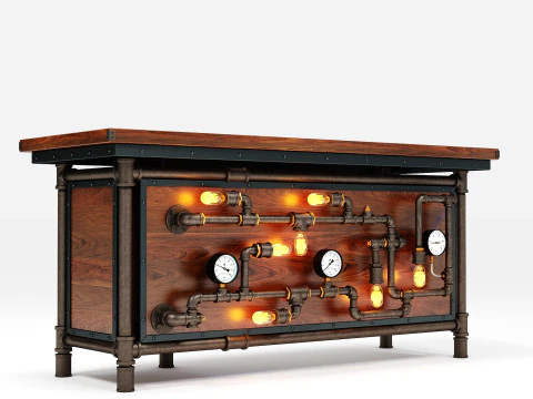 Office Desk OD01 3D Model