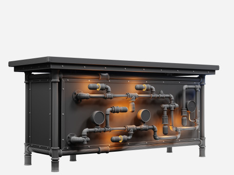 Bureau OD01 Modèle 3D