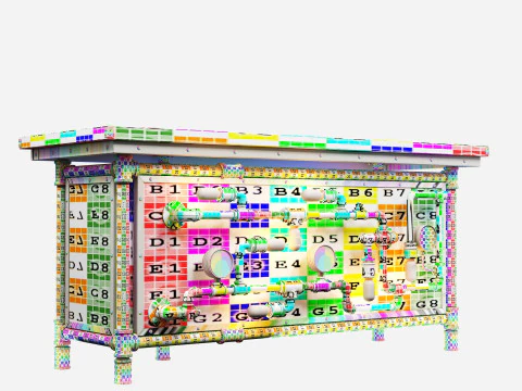 Office Desk OD01 3D Model
