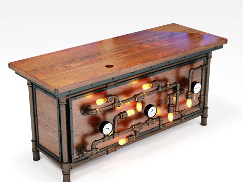 Office Desk OD01 3D Model