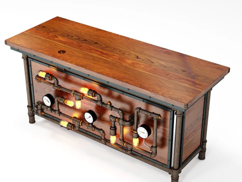 Office Desk OD01 3D Model