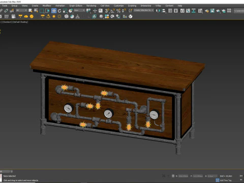 Office Desk OD01 3D Model
