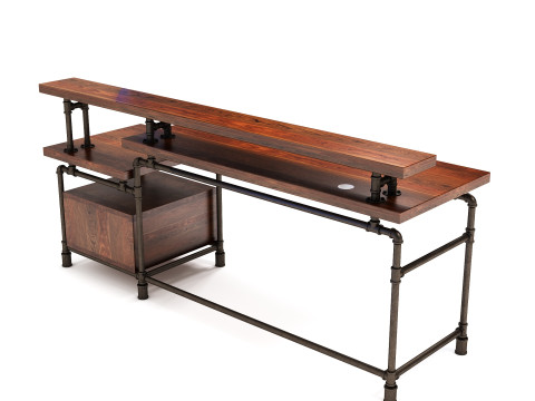 Стіл офісний OD02 3D Модель