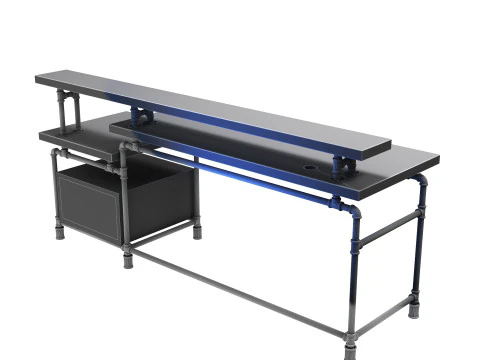 B&uuml;roschreibtisch OD02 3D Modell