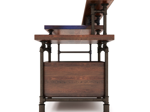 Стіл офісний OD02 3D Модель