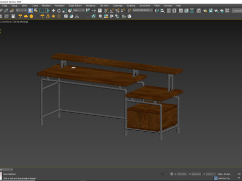 Стіл офісний OD02 3D Модель