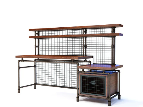 Office Desk OD03 3D Model