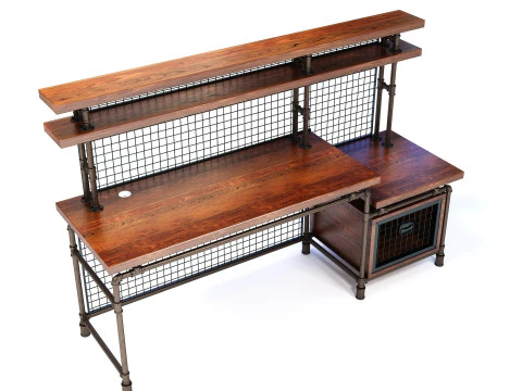 Office Desk OD03 3D Model