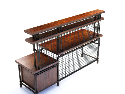 Escritorio de oficina OD03 Modelo 3D