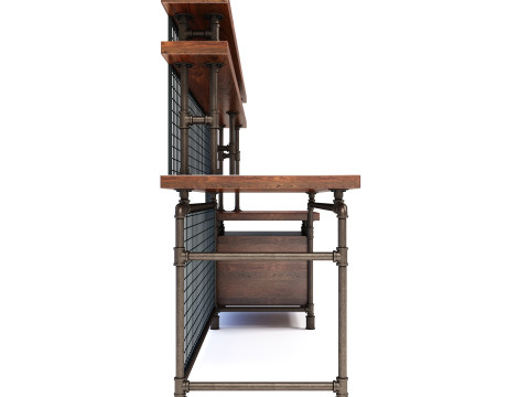 Escritorio de oficina OD03 Modelo 3D