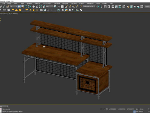 Office Desk OD03 3D Model