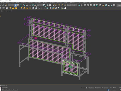 Office Desk OD03 3D Model