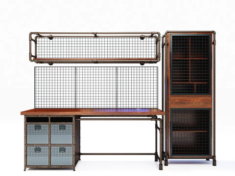 Office Desk OD04 3D Model