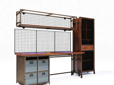 Office Desk OD04 3D Model