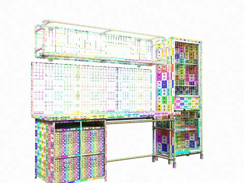 Office Desk OD04 3D Model