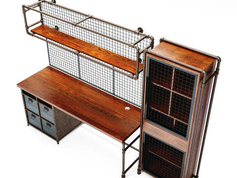 Office Desk OD04 3D Model