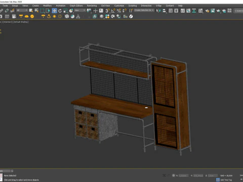 Office Desk OD04 3D Model