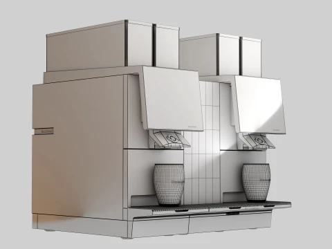 BlackWhite4 compact TwinTower CM26 3D Model
