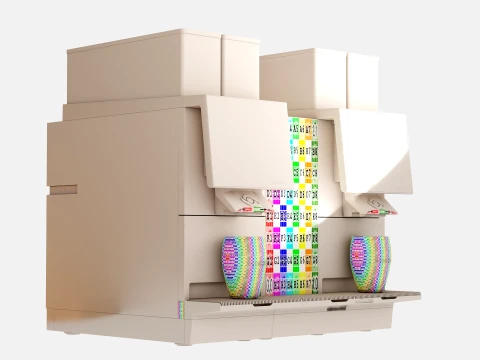 BlackWhite4 compact TwinTower CM26 3D Model