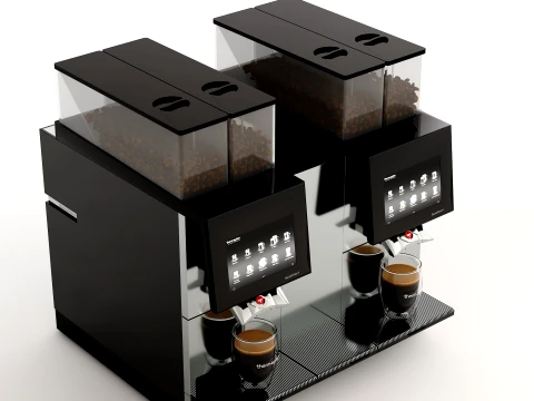 BlackWhite4 compact TwinTower CM26 3D Model
