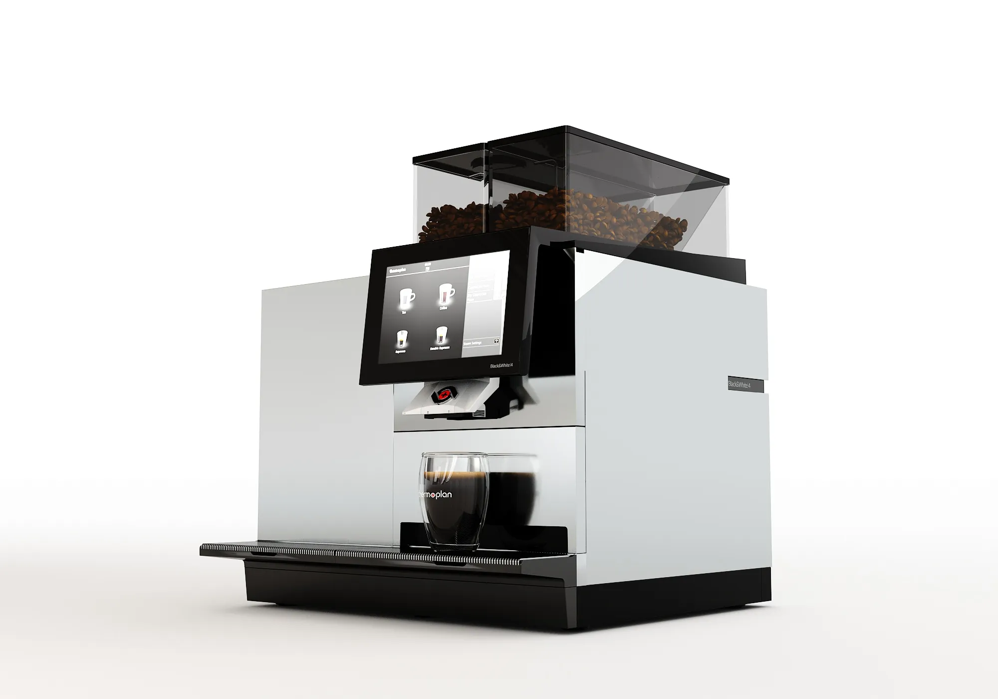 Thermoplan BlackWhite4 CTM RL CM27 3D Model .c4d .max .obj .3ds .fbx .stl .blend