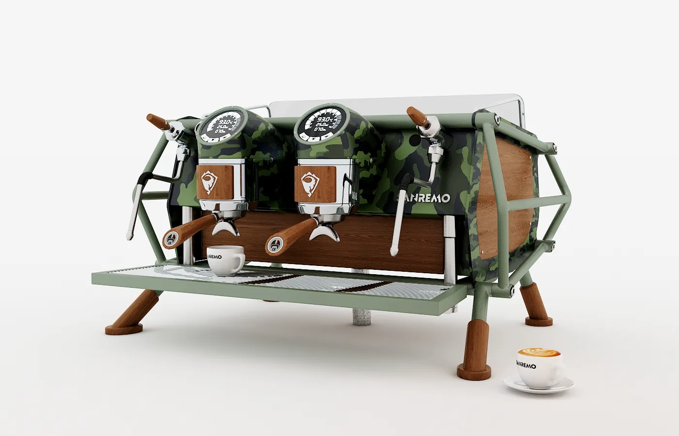 Sanremo Cafe Racer Custom CM28 3D Model .c4d .max .obj .3ds .fbx .stl .blend 