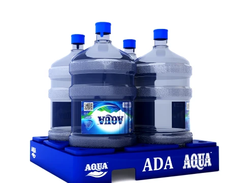Pallet for Water Bottle Gallon 19 litre 3D Model