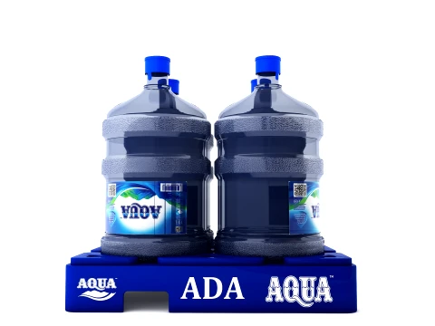 Pallet for Water Bottle Gallon 19 litre 3D Model