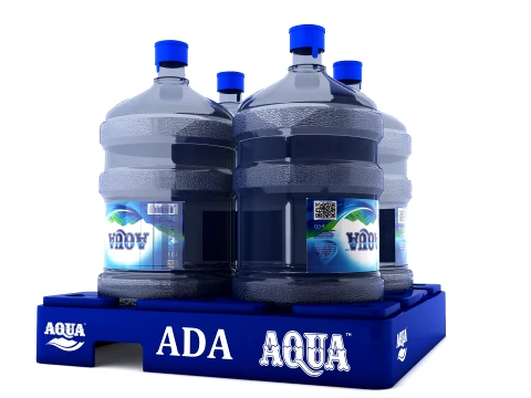 Pallet for Water Bottle Gallon 19 litre 3D Model