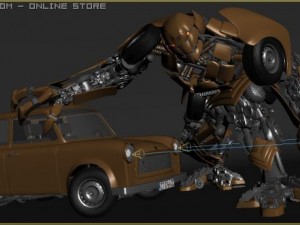 robot decepticon 3D मॉडल