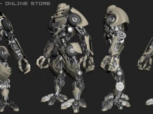 robot decepticon 3D मॉडल
