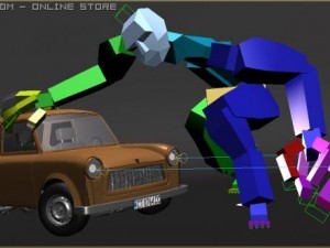 robot decepticon 3D मॉडल