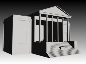 ancient temple 3D Модель