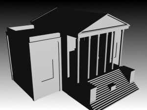 ancient temple 3D Модель