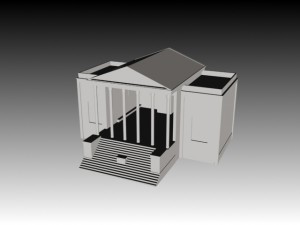 ancient temple 3D Модель
